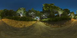 Road at night