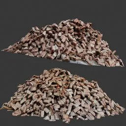 Bricks Derbis Pile