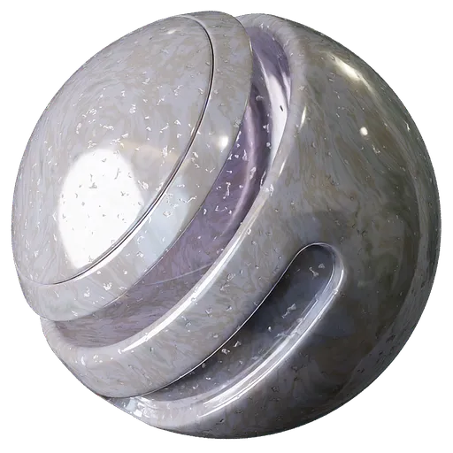 Marble Marked White