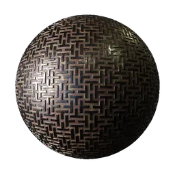 Metal Manhole Pattern