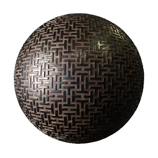 Metal Manhole Pattern