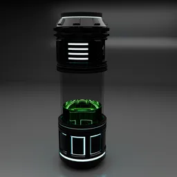 Sci Fi Liquid Canister