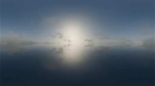 Calm Horizon Reflection