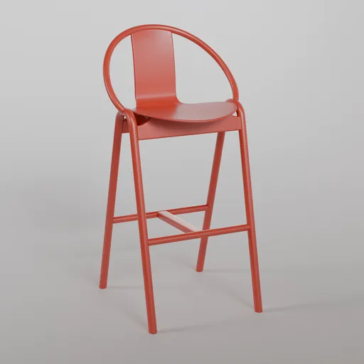 Again Barstool C350 - Factory Red
