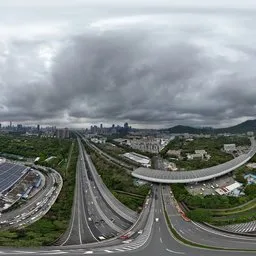 Highsky Cloudly Green Forest