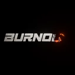 Burnout Fire Text Burn Effect