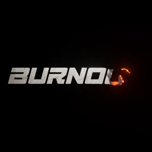 Burnout Fire Text Burn Effect