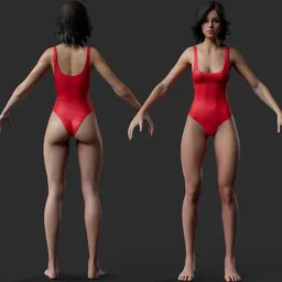Swimsuit Female Character