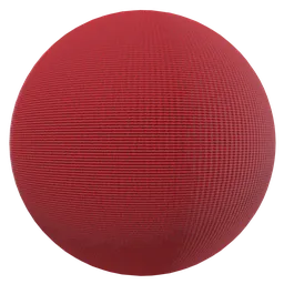 High-quality PBR Red Carpet material texture for 3D Blender artists, ideal for realistic floor modeling.