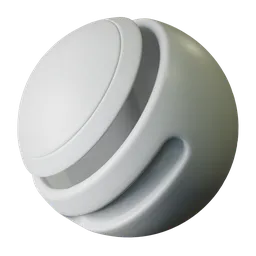 White Matte Plastic