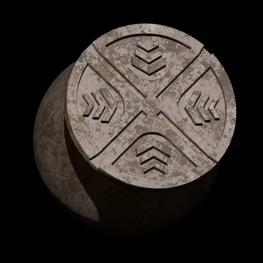 Rokviz Ancient ornament symbol brush