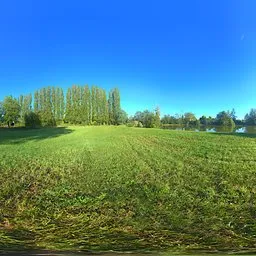 Landscape near small lac early morning