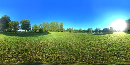 Landscape near small lac early morning