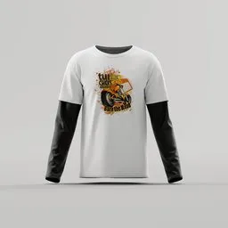 "Turbo Chicks" Layered Motorcycle