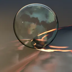 Realistic Glass material for Blender 3D demonstrating refraction, dispersion, SSS, translucency, and caustics effects.