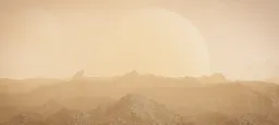 Alien Desert Landscape