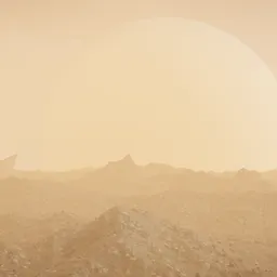 Alien Desert Landscape