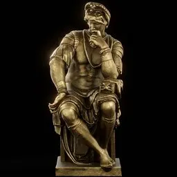 statue of Brass Lorenzo de medici