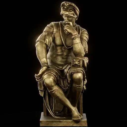 statue of Brass Lorenzo de medici
