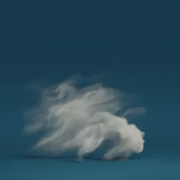 Small turbulent smoke