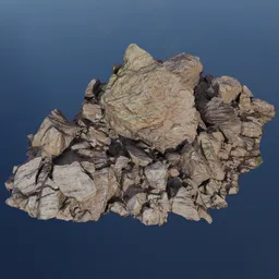 Desert Rugged Ground Rocks