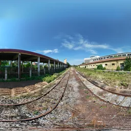 Broken train station