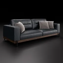 Sofa Antique Ebony