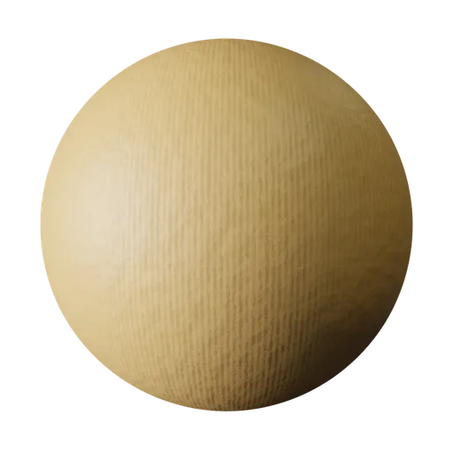 High-quality textured PBR Cardboard material for 3D models in Blender and other rendering software.