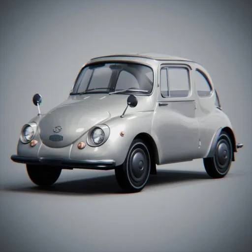Vintage Subaru 360 Microcar