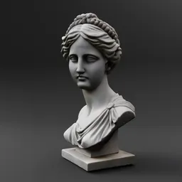 Female Bust Sculpture