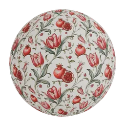 Red pomegranates wallpaper