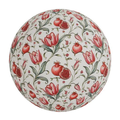 Red pomegranates wallpaper