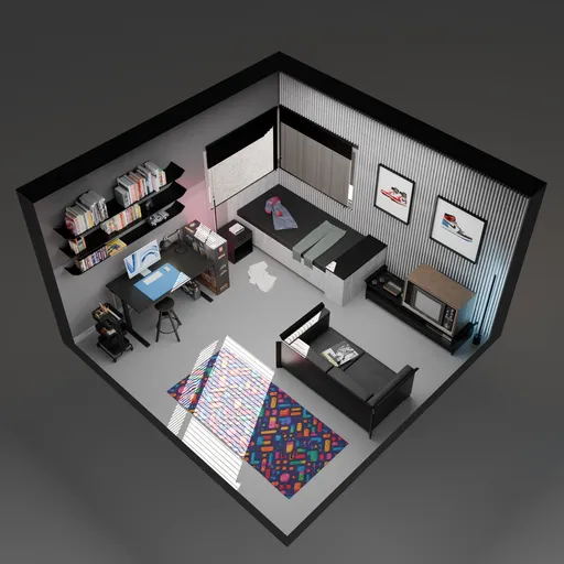 Teenage Geeky Room