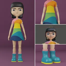 Little Girl (Rigged)