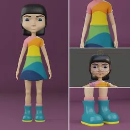 Little Girl (Rigged)
