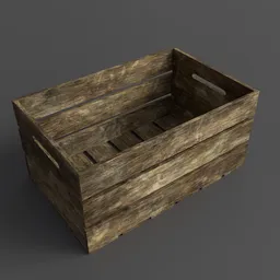 old wooden crate