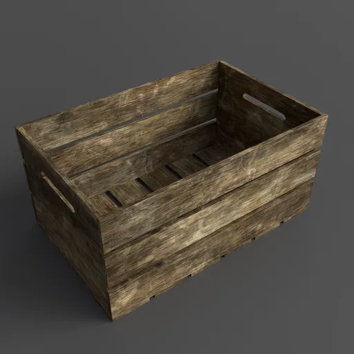 old wooden crate