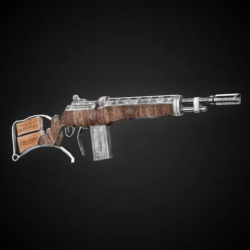 Apocalyptic Game-Ready Guns + 4K Textures | BlenderKit Series
