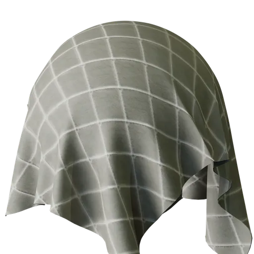 Geometric Grey Velvet