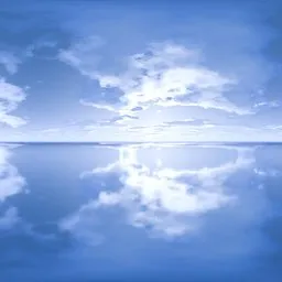 Clear Blue Sky Reflection