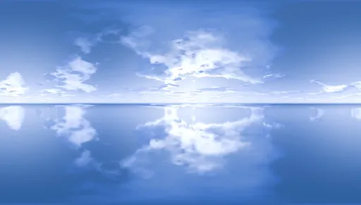 Clear Blue Sky Reflection