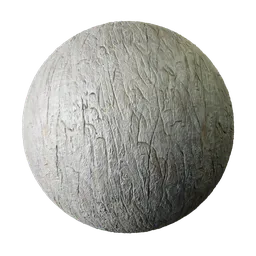 2K PBR Weathered Silver Tree Wood texture with displacement for realistic material rendering in Blender 3D and other CGI applications.