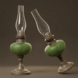 Antique Primitive Kerosene Lantern