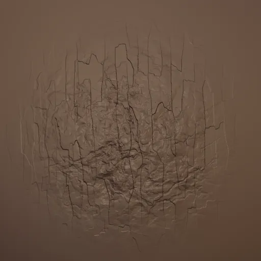 3D Blender sculpting brush for realistic rock cliff model textures.