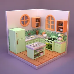 Chubby Vintage Kitchen