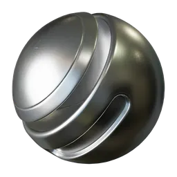 Silver Frosted Metal