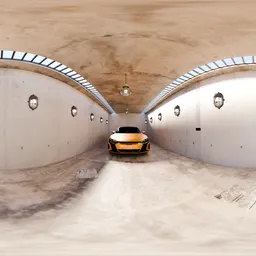 Interior Old Bunker 16 K HDRi