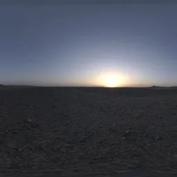 Desert Sunset Plain