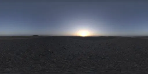 Desert Sunset Plain