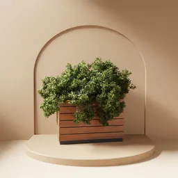 Decorative Wooden Planter